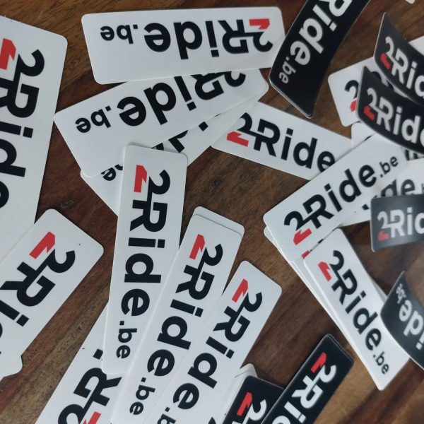 Sticker 10cmx3cm 2Ride.be